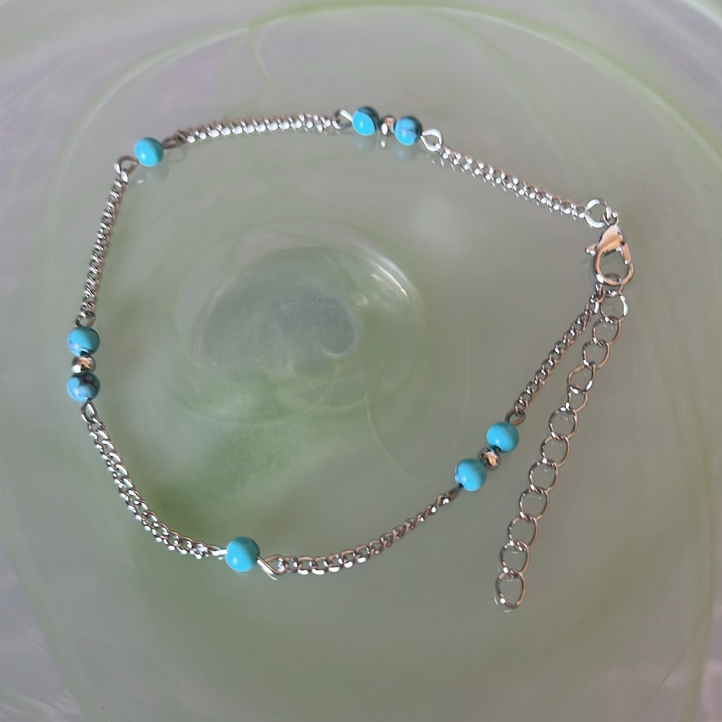Turquoise Anklet 8$